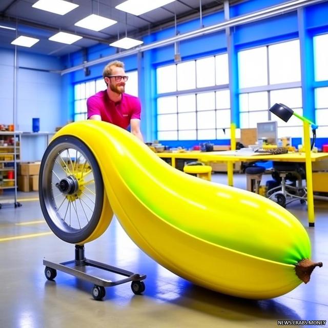 Учёные разрабатывают банановый мотоцикл