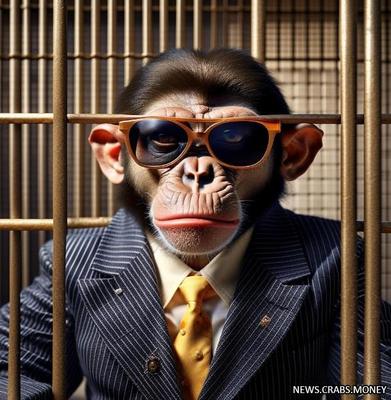 Полиция нашла гангстера - это была обезьяна в костюме