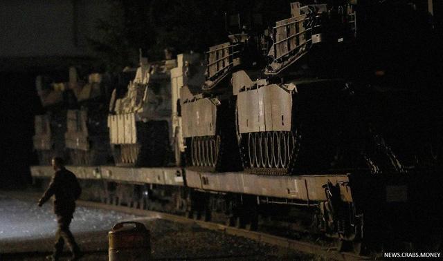 Первая партия танков Abrams отправлена США на Украину в рамках сотрудничества