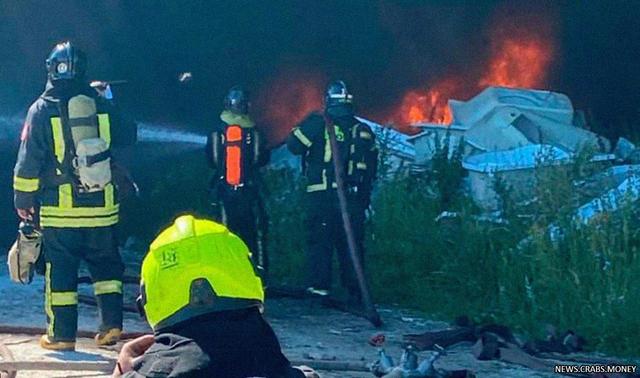 Пожар во Владимирской области: на заводе бушует огонь, 6 тыс. кв. м в опасности