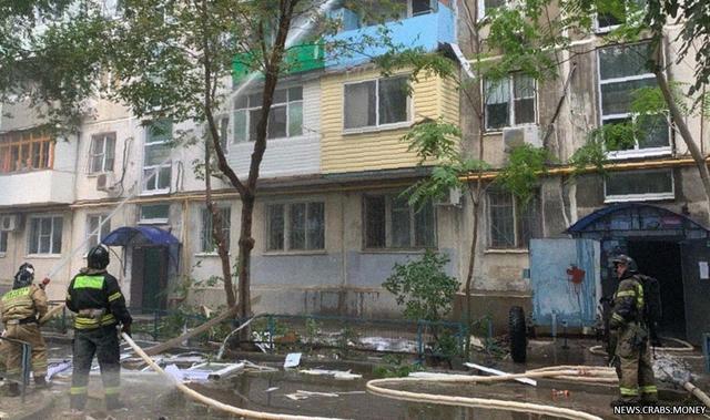 В Астрахани взорвался дом: две жертвы погибли под завалами