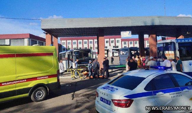 Четыре пострадавших в результате наезда автобуса на автовокзале Башкирии