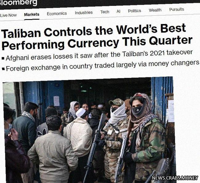 Афганская валюта стала одной из самых прибыльных в мире - Bloomberg