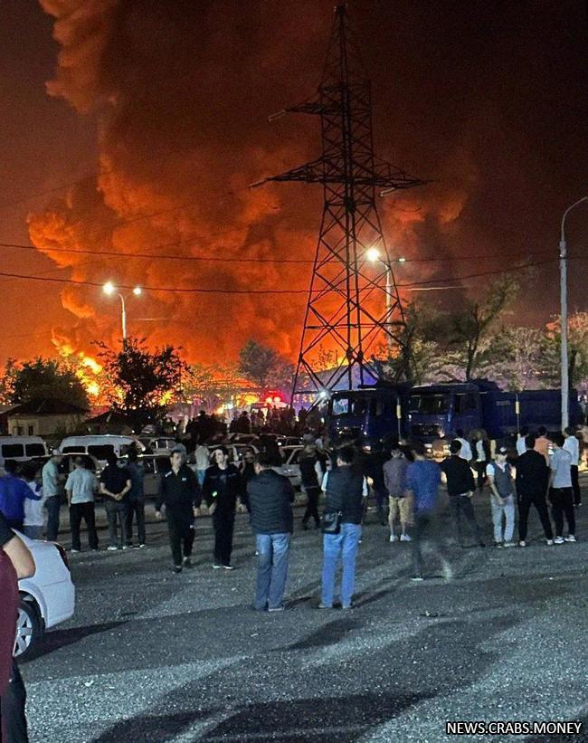 Мощный взрыв в Ташкенте: огонь и разрушения