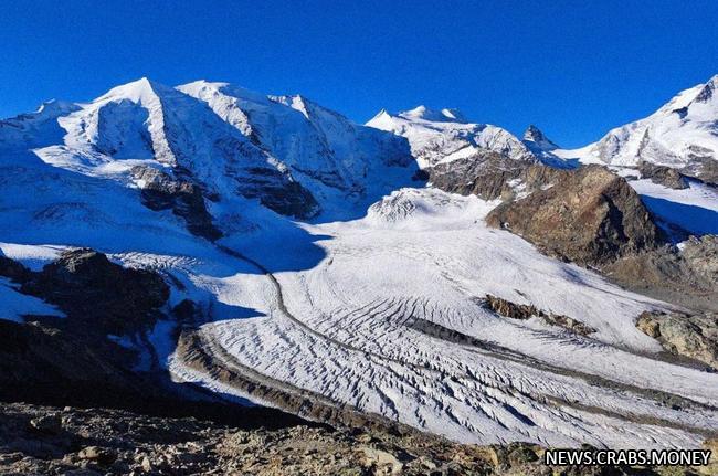 Ускоренное таяние ледников в Швейцарии: 10% объема пропало за 2 года