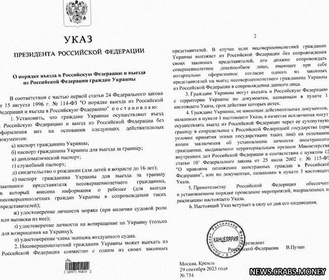 Украинцы без визы: РФ открывает въезд по внутренним паспортам