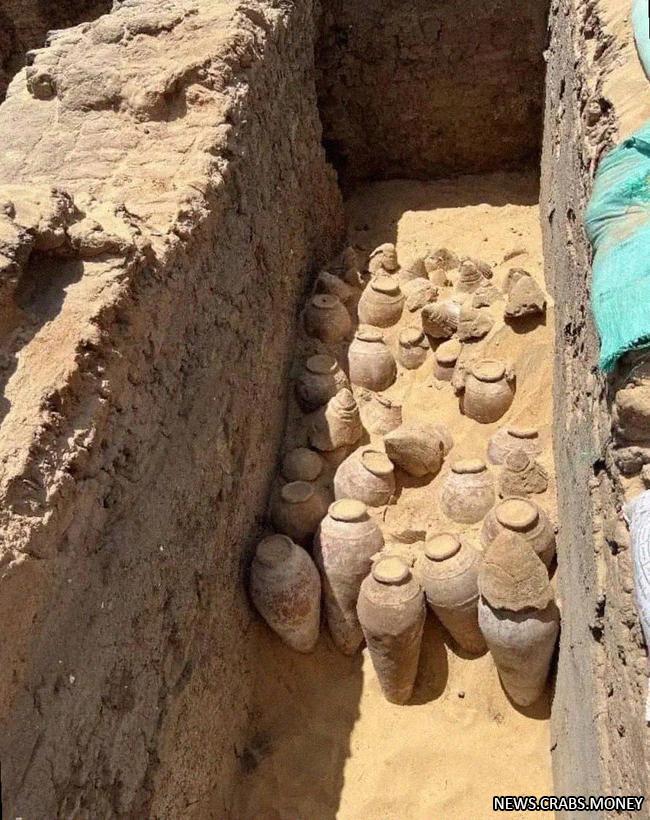 Сотни кувшинов с 5-тысячелетним вином найдены в Египте