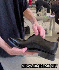 Баленсиага представила клатчи в виде обуви. 
