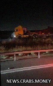 Трагедия на дороге: грузовик с БМП попал в аварию, один погибший и трое раненых