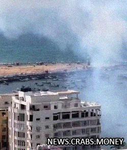 Газа: новые кадры израильской армии с использованием фосфорных снарядов?