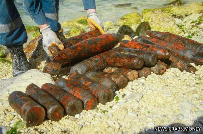 Более 5 тыс. боеприпасов найдено на дне Черного моря