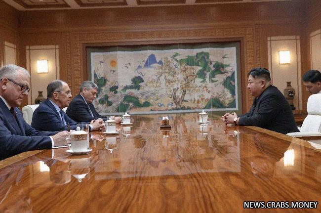 Лавров провел переговоры с Ким Чен Ыном в Пхеньяне