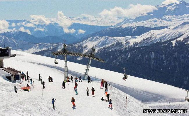 Рост цен на отдых в горнолыжных курортах России до 25%, Сочи дороже на 20-30%