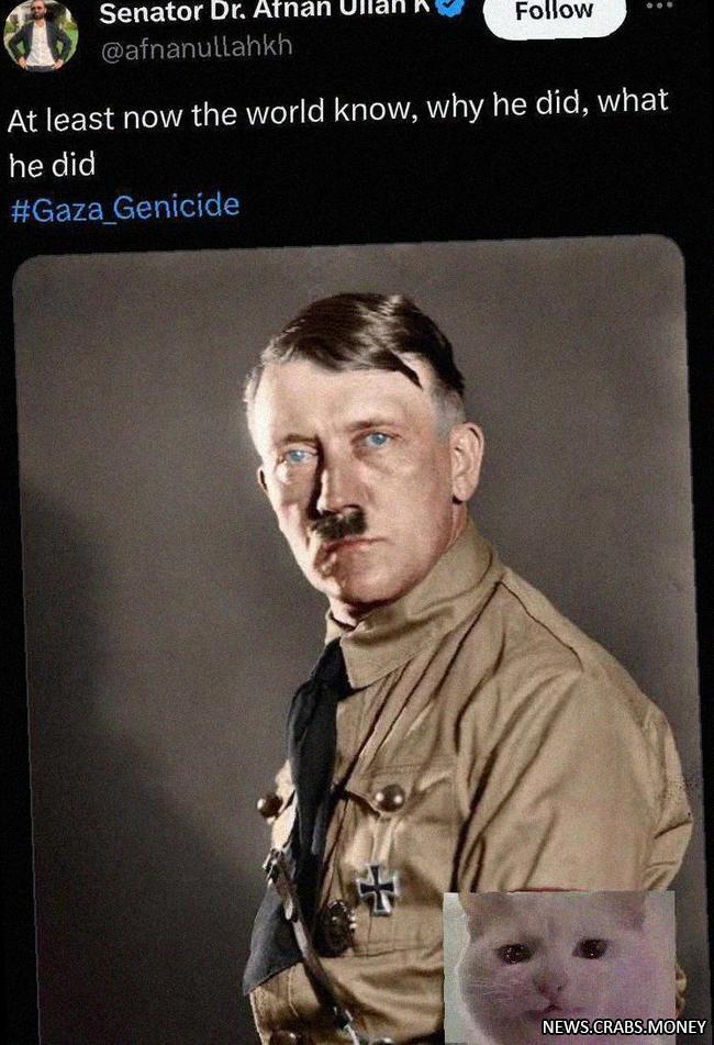 Сенатор Пакистана ужасил твиттер фоткой Гитлера