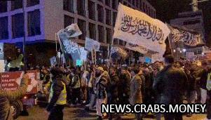 Исламисты провели марш в Эссене под флагами экстремистских групп