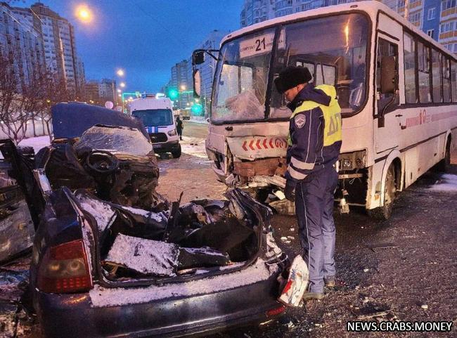 Трагедия в Красноярске: 3 человека погибли в аварии с автобусом