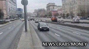 Сарматмобили пролетели мимо посольства США в Москве