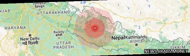 Мощное землетрясение снова потрясло Непал
