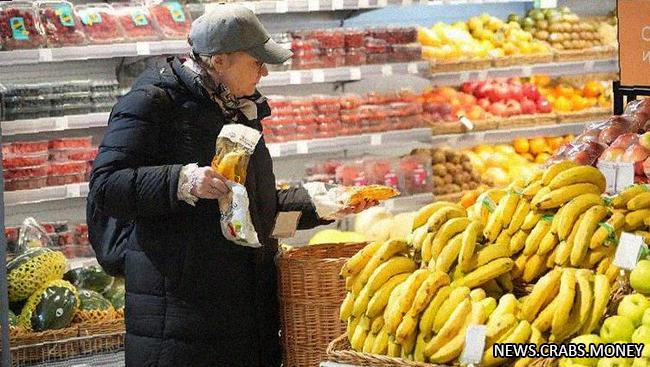 47% россиян ставят еду на первое место в списке расходов.