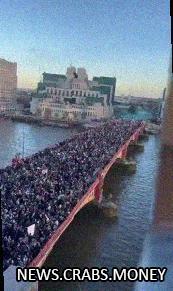 Массовая демонстрация в Лондоне в поддержку Палестины собрала 300 000 человек