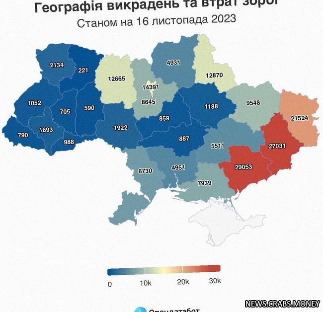 Украина теряет оружие: украдено более 175 тыс. единиц