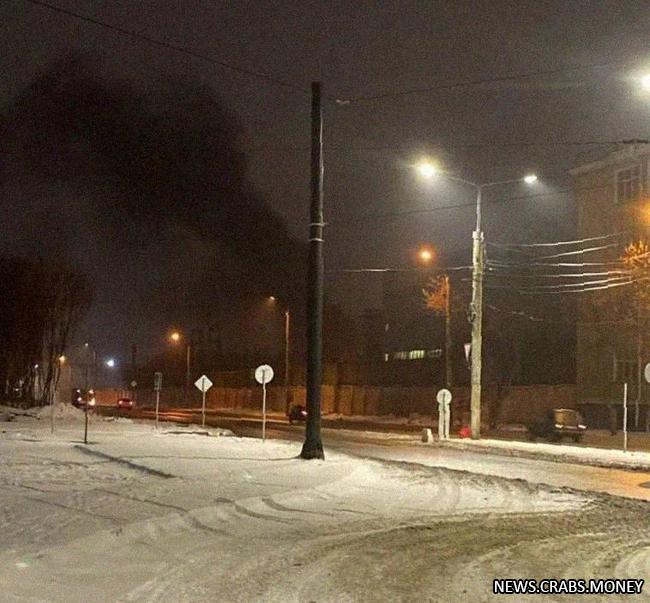 Трансформаторная подстанция в Челябинске: ликвидация открытого возгорания