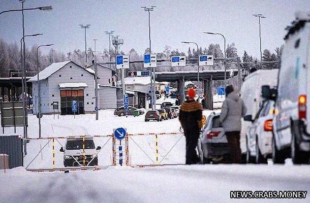Финляндия установила двойные заграждения на границе с Россией, пограничные пункты закрыты