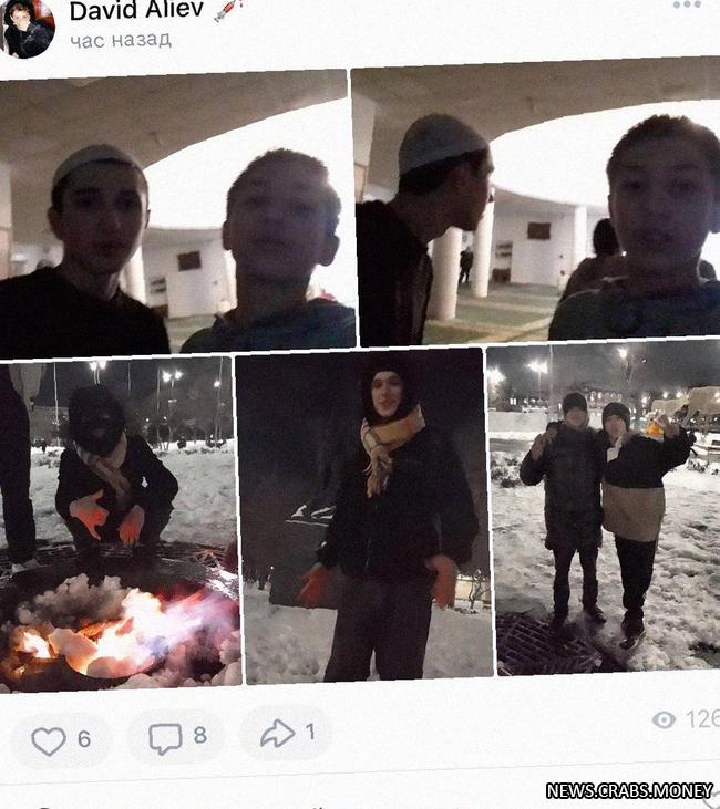 Малолетки в Саратове осквернили вечный огонь и разместили "блатные" фото в сети
