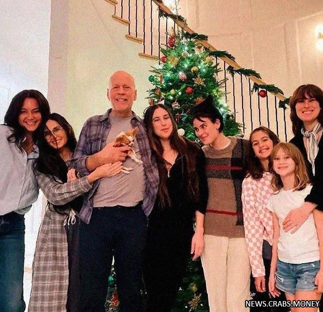 Брюс Уиллис: последнее Рождество семьи