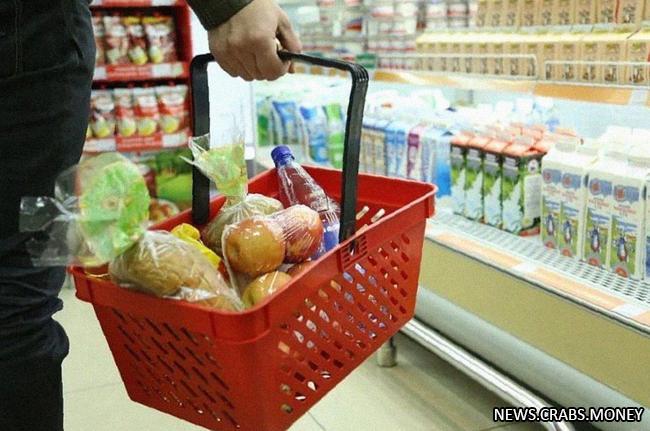 Рост цен на продукты питания в России: стоимость минимальной корзины выросла на 5,3%