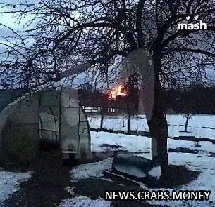 Атака на радиозавод в Брянской области: один пострадавший, пожар в жилом доме