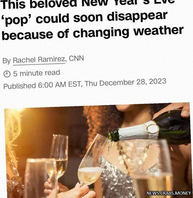 Шампанское под угрозой: из-за глобального потепления сорта винограда исчезнут к 2050 году