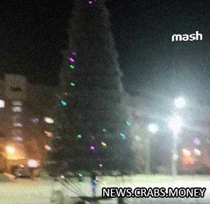 Власти Нефтеюганска потратили 18 млн рублей на украшения, но город остался без новогодней сказки