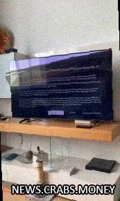 Ошибаются даже опытные: девушка отклеила защитную пленку у телевизора, оказалось, что это сам экран