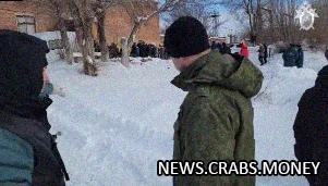 СК РФ: Видео с места обрушения насосной станции в Новотроицке