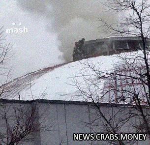 Пожар в Москве: Большая Садовая закрыта, площадь горения достигла 250 квадратных метров