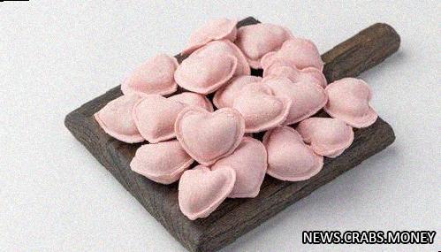 Супермаркеты в России удивляют клиентов пельменями в виде сердечек ко Дню всех влюблённых