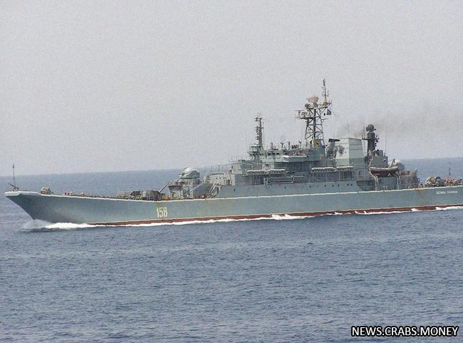 В Черном море потоплен российский десантный корабль - СМИ