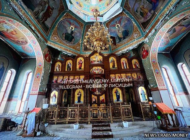 Целый храм в разрушенном городе: уникальное видео