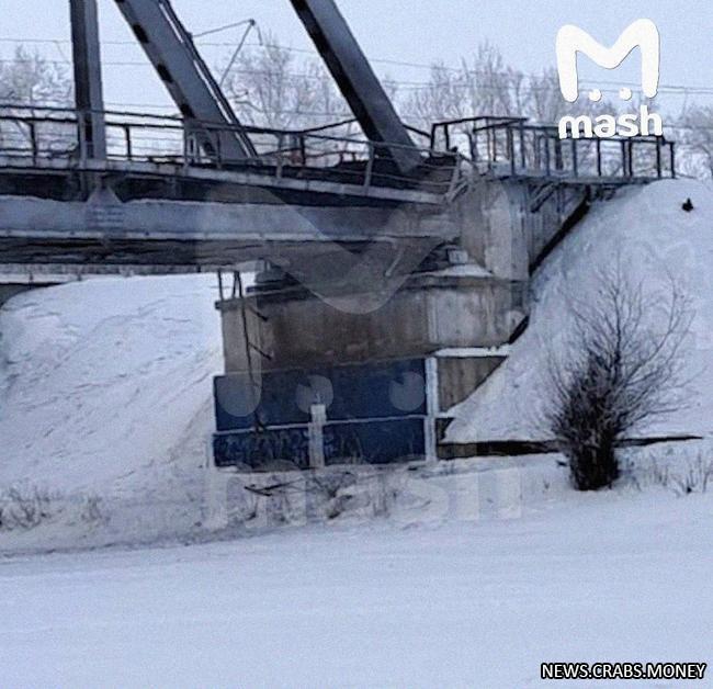 Подорваны опоры: мост через Чапаевка повреждён