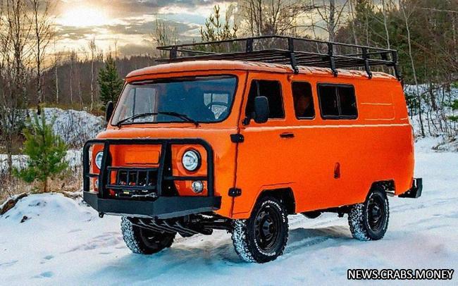 УАЗ выпускает оранжевые "буханки" в экспедиционном варианте: стоимость - 1,7 млн руб.