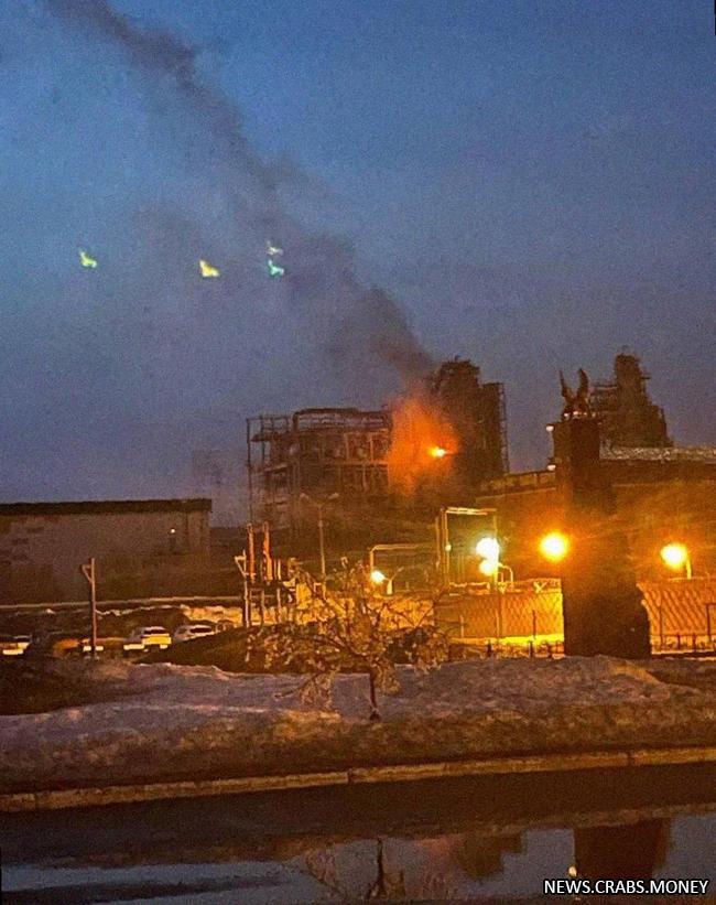 Беспилотник атаковал нефтеперерабатывающий завод в Нижнекамске