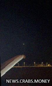 Мистериозный объект на небесах над Кувейтом.