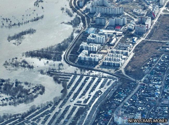 Микрорайон Кургана затоплен: уровень реки резко поднялся