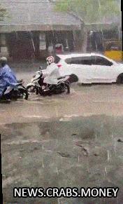 Наводнения на Бали из-за проливных дождей