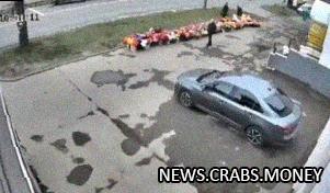 Пьяная автоледи снесла цветочные прилавки: свидетели исповедались