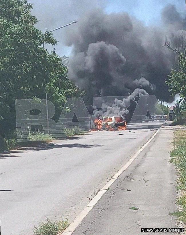 Военный автомобиль взорвался в Ростовской области: подполковник остался невредимым