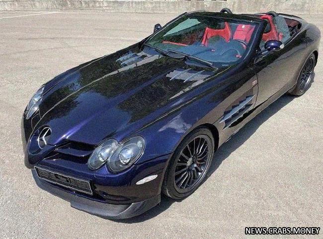 Редкий Mercedes-Benz SLR McLaren 720S: продажа в России за 100 млн рублей