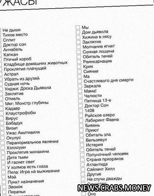 Планы на вечер: фэнтези, боевики, приключения и хорроры.