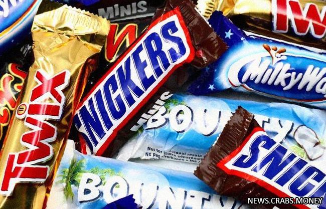  Snickers, Twix, Mars, MMs и Orbit исчезнут из магазинов в сентябре